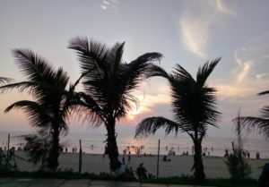 Sunset on Juhu Beach