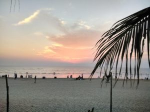 Sunset On Juhu Beach