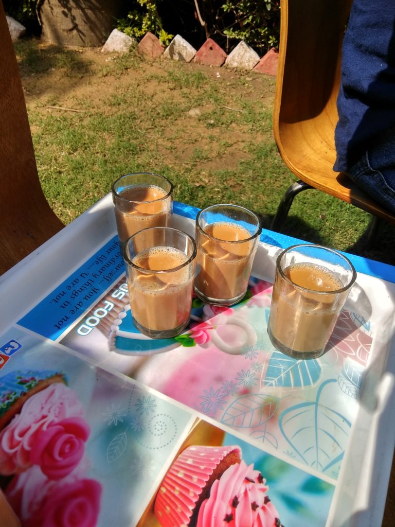 Tea Halt At Tijara